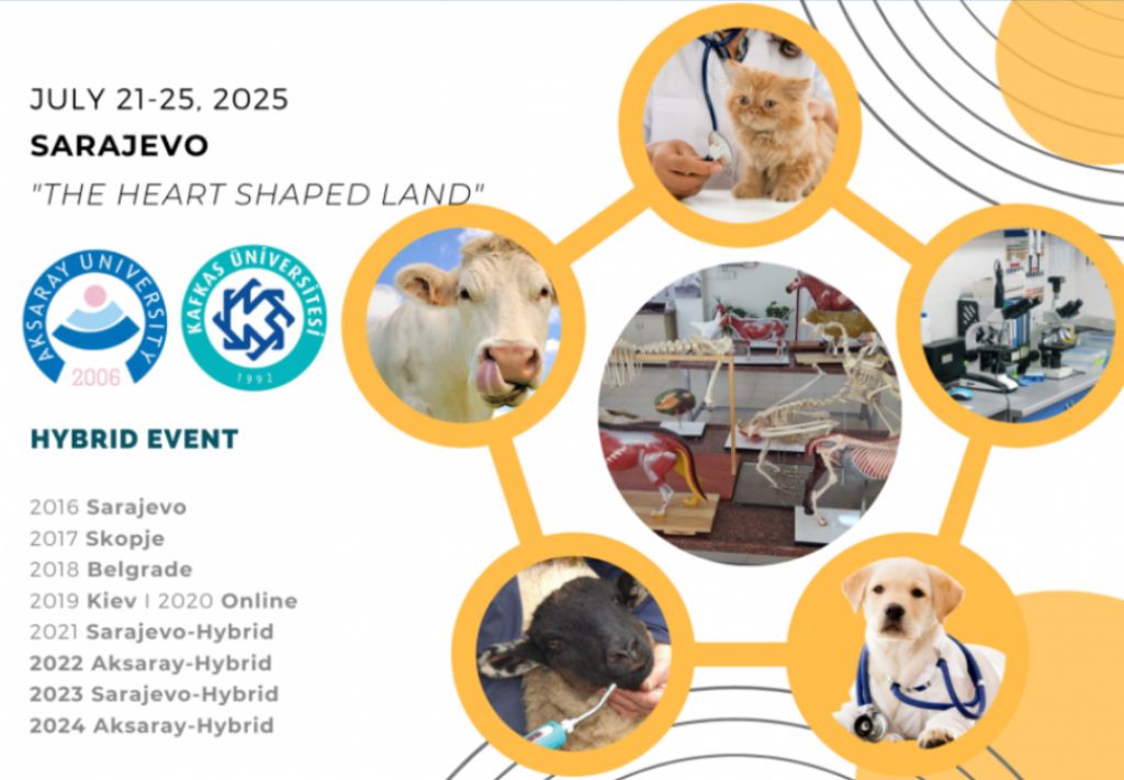 ICAVST 2025 - 10. Uluslararası Veteriner Bilimler Kongresi - 21-25 Temmuz 2025 - Saraybosna / Bosnahersek